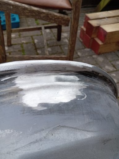 Alloy wheel welded